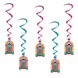 Jukebox Whirls (5/pkg)