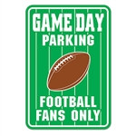 Game Day Parking Sign