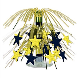 Star Mini Cascade Centerpiece (Black & Gold)