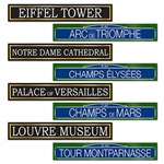 French Street Signs Cutouts