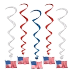 American Flag Whirls