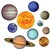 Solar system cutouts are out of this world for the classroom or party venue!