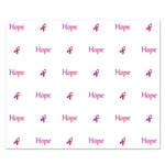 Celebrate Breast Cancer Awareness Month by using our Hope Insta-Mural at an awareness event. This plastic wall decoration measures five feet by six feet and is perfectly suited for both indoor and outdoor use. Comes one plastic wall decoration per package