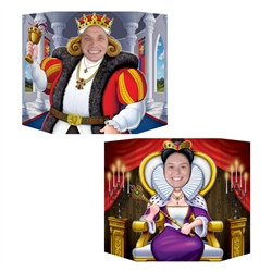 King & Queen Photo Prop