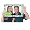 Celebrate your dad with the Father's Day Photo Fun Frame! Made of cardstock and measures 15.5 inches by 23.5 inches. Each package contains two hand held props and one frame prop. Each hand held prop has a different design on each side.