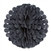 Black Tissue Flutter Ball, 19 Inches