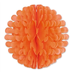 Orange Tissue Flutter Ball, 19 Inches