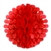 Red Tissue Flutter Ball, 19 Inches