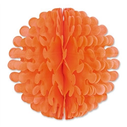 Orange Tissue Flutter Ball, 9 Inches