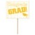 Gold Congrats Grad Yard Sign