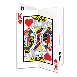 3-D Playing Card Centerpiece