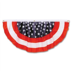 Stars & Stripes Fabric Bunting (4 feet)