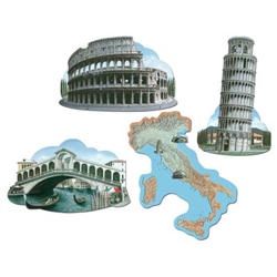 Italian Cut Outs (4/Pkg)