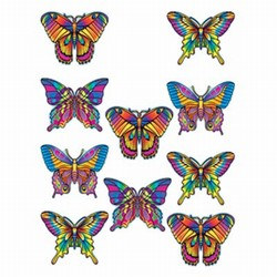 Mini Butterfly Cutouts (10/Pkg)