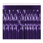 Purple 1-Ply Metallic Fringe Drape