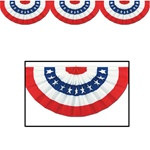 Jointed Red, White, and Blue Bunting Cutout