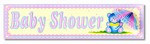 Baby Shower Sign with Tissue Parasol