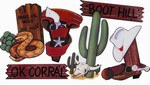 Western Cutouts (6/pkg)