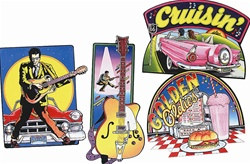 Rock and Roll Cutouts (4/pkg)