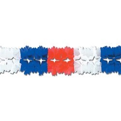 Red, White, and Blue Pageant Garland