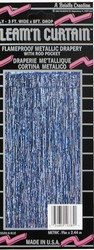 Blue 2-Ply Gleam N Curtain™ Metallic Curtain