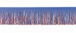 Red, White, and Blue Tissue Fringe Drape