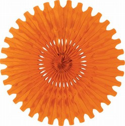 Orange Art-Tissue Fan