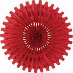 Red Art-Tissue Fan