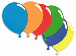 Balloon Silhouette Cut Outs (1 per package)