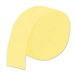Yellow Flame Retardant Crepe Streamer