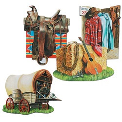 Cowboy Cutouts (4/pkg)