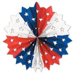 Red, White, and Blue Star Fan