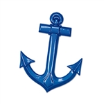 This blue plastic ship anchor adds the extra bit of detail to make your nautical party go swimmingly.