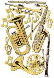 Brass Musical Instrument Cutouts