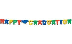 Foil Happy Graduation Streamer