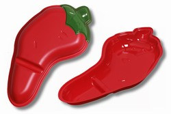 Plastic Chili Pepper Tray (1/pkg)