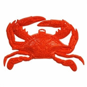 Red Plastic Crab