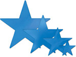 Blue Foil Star (5 inch)