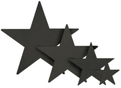 Black Foil Star (5 inch)