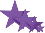 Purple Foil Star (5 inch)