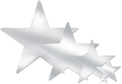 Silver Foil Star (5 inch)