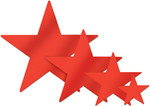 Red Foil Star (9 inch)