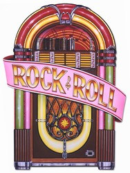 Rock and Roll Juke Box Cutout