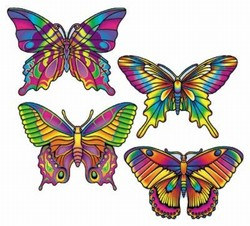 Butterfly Cutouts (4/Pkg)