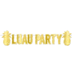 Foil Luau Party Streamer