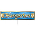 Plastic Jumbo Biergarten Yard Sign