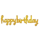 Script Happy Birthday Balloon Streamer
