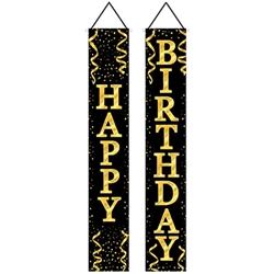 Happy Birthday Fabric Door Panel Set