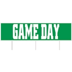 Plastic Jumbo Game Day Yard Sign