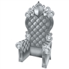3-D Prom Throne Prop - Silver